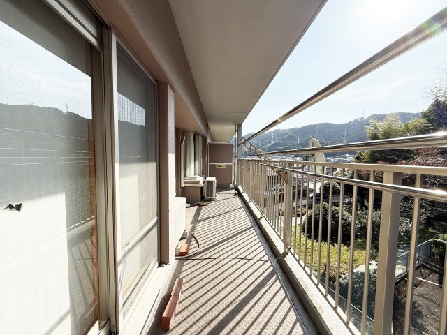 六泉寺ガーデンヒルズのバルコニー