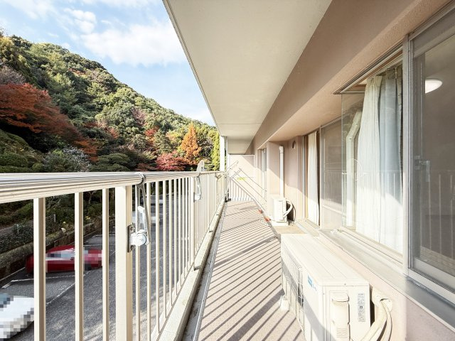 六泉寺ガーデンヒルズのバルコニー