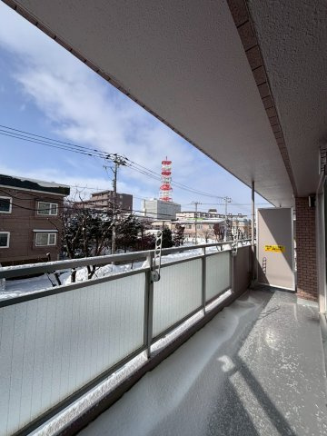 クレストコート北31条のバルコニー