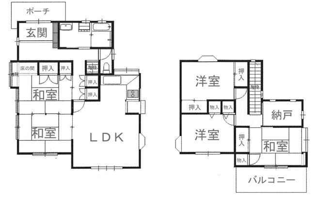 【間取り】 | 桂坂 大枝北沓掛町三丁目一戸建