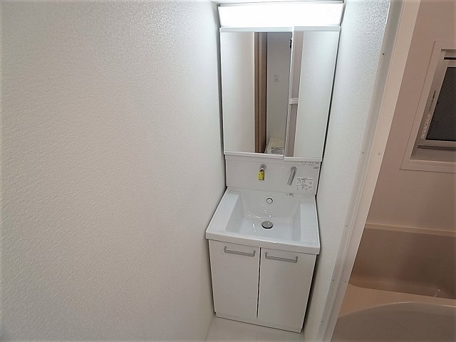 ラムール長田の洗面所|シャンプードレッサーの独立洗面