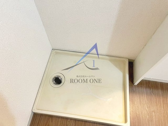 寿ハイツの設備|洗濯機置き場です。