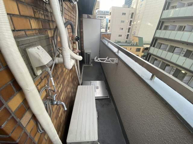 玉屋マンションのバルコニー