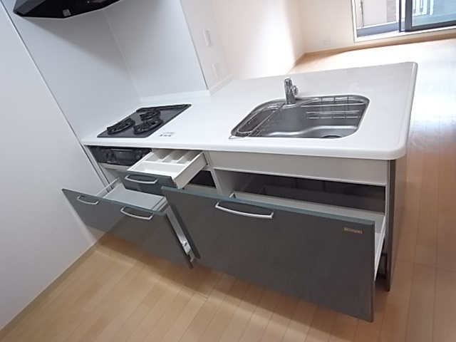 オーベルジュ岡本のキッチン