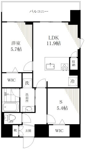 東京マンションの間取り