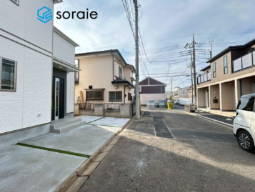 所沢市中新井20期　新築戸建　ハートフルタウンの前面道路含む現地写真|2/5　撮影