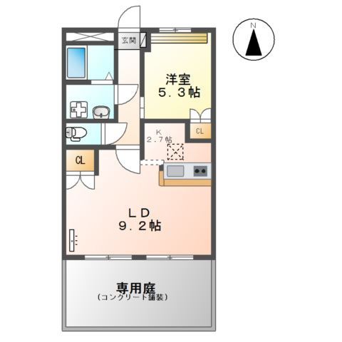 【間取り】 | ファインコート北野Ⅰ