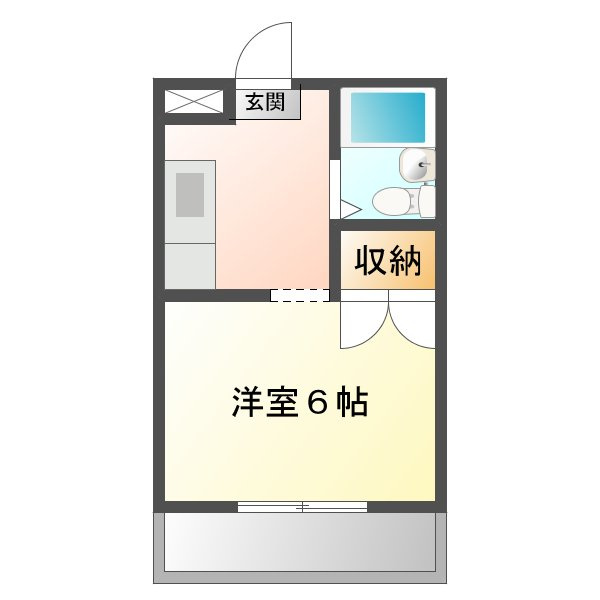 ファイブ南方の間取り