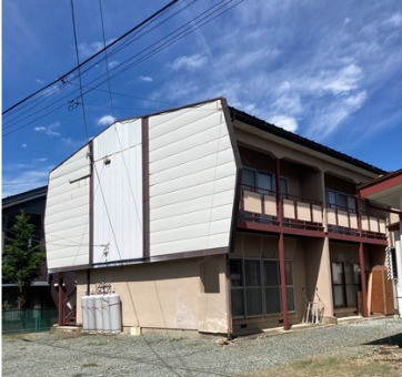 盛岡市上田堤　一棟アパートの外観