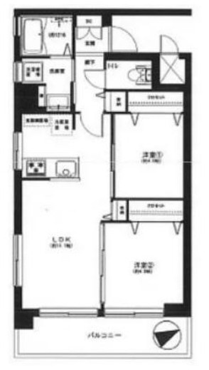【間取り】 | ワイムティハイム | 南東向きのお部屋なので、陽当たり・通風良好です！