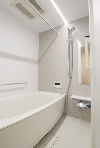 【浴室】 | 弥生パインマンション | 追い焚き機能付きのお風呂なので家族みんながいつでも温かいお風呂に入れます