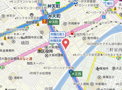 【地図】 | ジアコスモ大阪ベイシティ