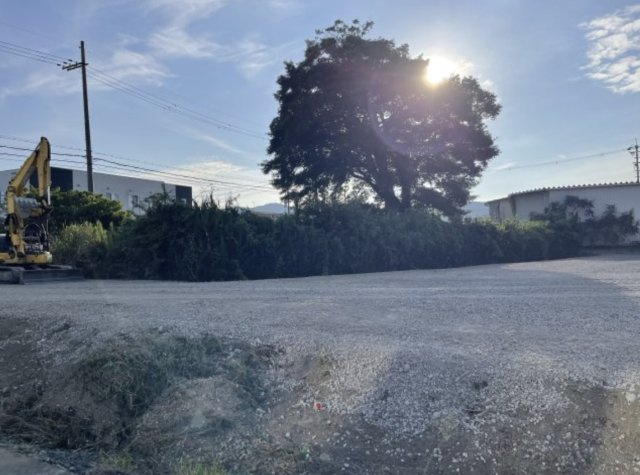 甲賀市甲南町野田の事業用地の外観