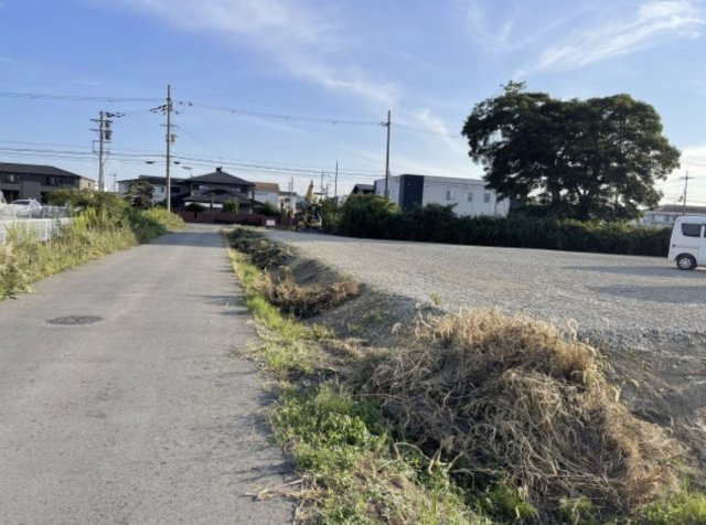 甲賀市甲南町野田の事業用地の外観
