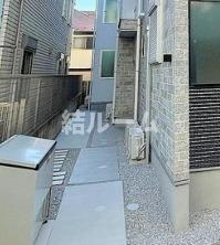 練馬区石神井台７丁目のアパートのエントランス