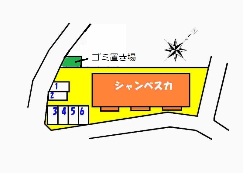 シャンベスカの地図