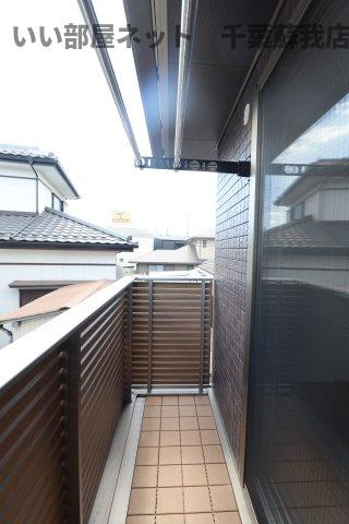 ヴィラ　ウィスタリア　Ｂ棟のバルコニー