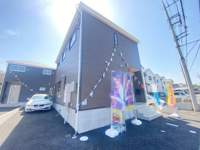 『八王子市新築戸建て』八王子大楽寺町147-5【仲介手数料無料】　３１期の外観|～仲介手数料無料☆八王子ひなた不動産～八王子市大楽寺町　新築戸建て