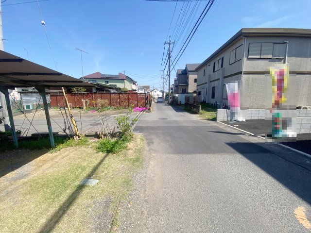 『八王子市新築戸建て』八王子大楽寺町147-5【仲介手数料無料】　３１期の前面道路含む現地写真|～仲介手数料無料☆八王子ひなた不動産～八王子市大楽寺町　新築戸建て