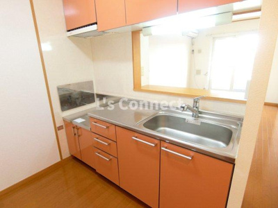 【キッチン】 | インノバーレⅢ | ２口ガスコンロ設置可能な対面キッチンです。