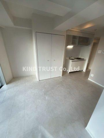 パークフロント北梅田の居間・リビング|居間です