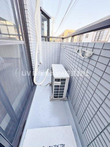 小平市美園町２丁目の賃貸マンションのバルコニー