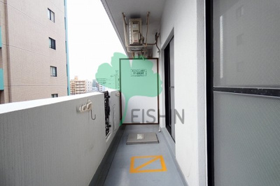 【バルコニー】 | ビジネスワン美野島 | 日当たりの良いバルコニーです！