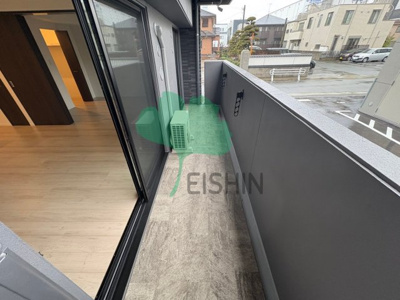 【バルコニー】 | S-RESIDENCE半道橋achieve | 日当たりの良いバルコニーです！