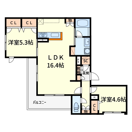 【間取り】 | 仮称）シャーメゾン高槻市赤大路町
