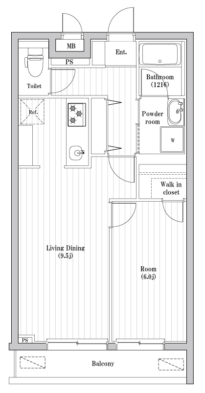 アーバンパーク東向島の間取り