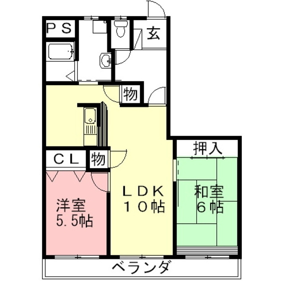 メリーホームⅢの間取り