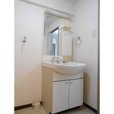 岐阜市鷺山東１丁目のアパートの洗面所|洗面化粧台