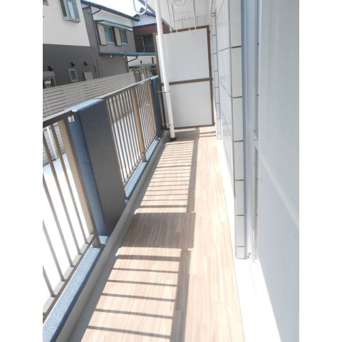 岐阜市鷺山東１丁目のアパートのバルコニー|ベランダ