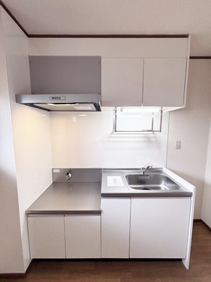 ガスコンロ設置可のキッチン