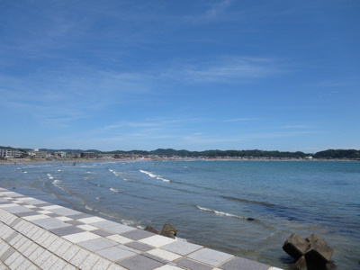 由比ヶ浜海岸まで750ｍ
