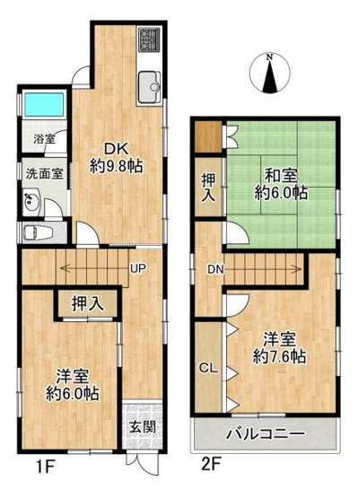 【間取り】 | 明石市朝霧南町4丁目　中古戸建