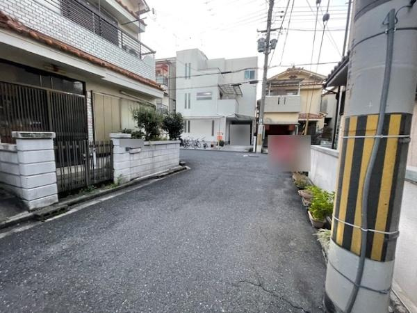 【前面道路含む現地写真】 | 門真市岸和田3丁目　建築条件無し売土地