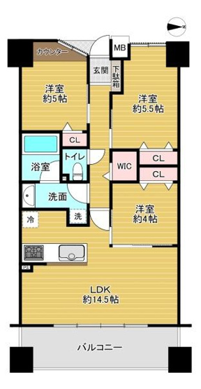 【間取り】 | ハーティス城東