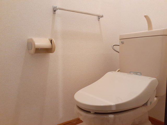 メゾン・アンソレイエⅡＢのトイレ|コンパクトで使いやすいトイレです
