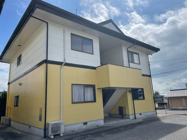 メゾン・アンソレイエⅡＢの外観|外はこのようになっています