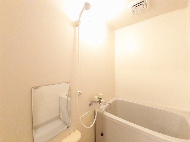 メゾン・アンソレイエⅡＢの浴室|落ち着いた空間のお風呂です