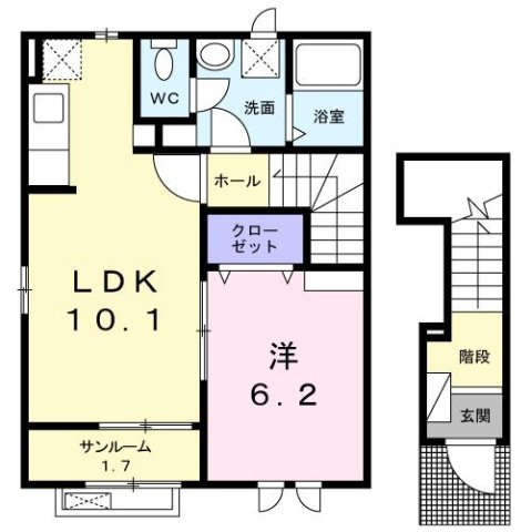 ネオファースト西新庄の間取り