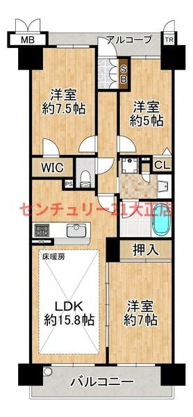 リバーガーデンECOシティアリスの森の間取り