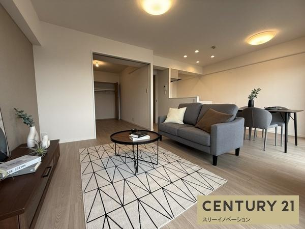 ファミリープラザ朝潮橋Ｂ館の居間・リビング