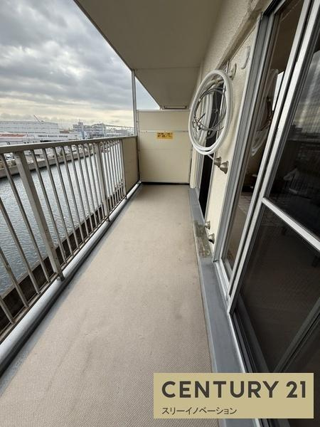 ファミリープラザ朝潮橋Ｂ館のバルコニー