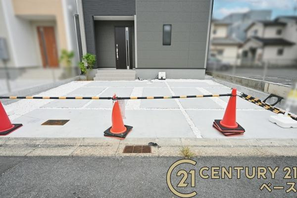 リーブルガーデン南京終町 １号棟 ／新築一戸建の駐車場|■現地撮影写真■