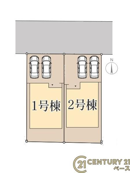 リーブルガーデン南京終町 ２号棟 ／新築一戸建の区画図|■こちらの物件は２号棟です！■