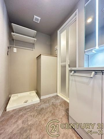 グランドメゾン大和郡山の内装|■現地撮影写真■洗面室もゆとりのある広さです！