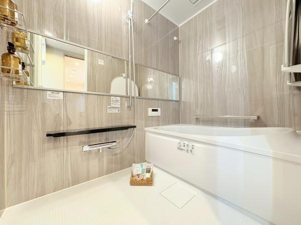 マイキャッスル三ツ境2の浴室|ゆったりとくつろげる、一日の疲れを癒やす空間ですね。浴室暖房乾燥機付きです！