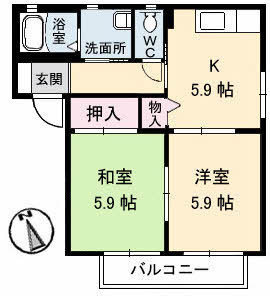 【間取り】 | メゾン　アイ　ファミーユ　Ａ棟